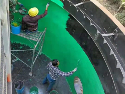 玻璃鱗片現場(chǎng)施工